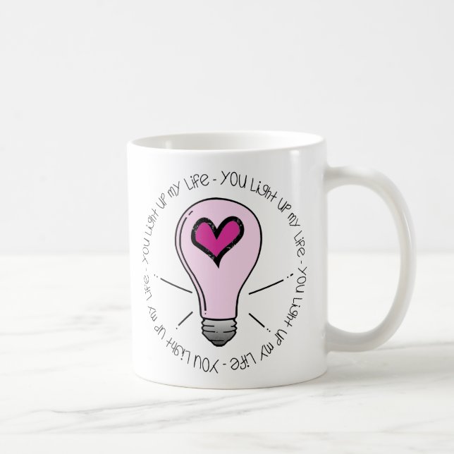 Du tänder mitt liv kaffemugg (Höger)