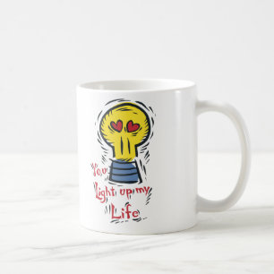 Du tänder upp mitt liv kaffemugg
