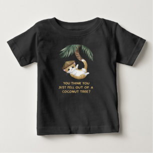 Du Tänka att du just flydde från en kokokosnöt Trä T Shirt
