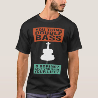 du tänka dubbla baser är tråkiga dubblor t shirt
