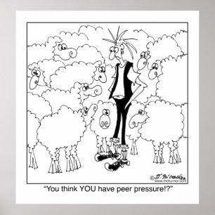 Du Tänka har Peer Tryckning! Poster