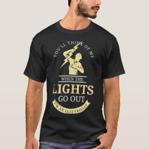 Du Tänka när Ljus går ut T Shirt