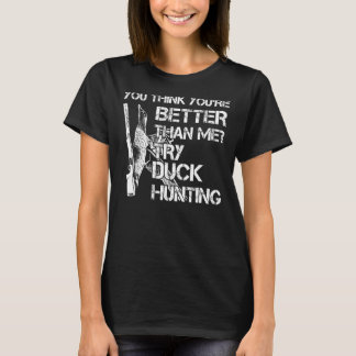 Du Tänka Prova Anka Hunting Ankor T Shirt