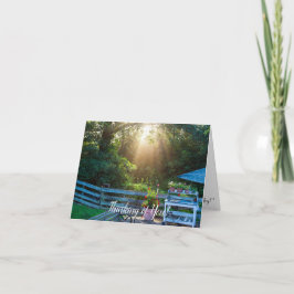 Du tänker på ett anteckningskort. anteckningskort