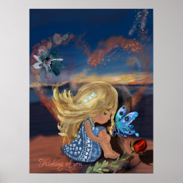 Du tänker på stranden poster