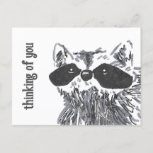 Du tänker på Woodland Cute Raccoon