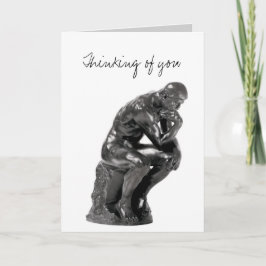 Du tänker - Romantic Rodin Kort