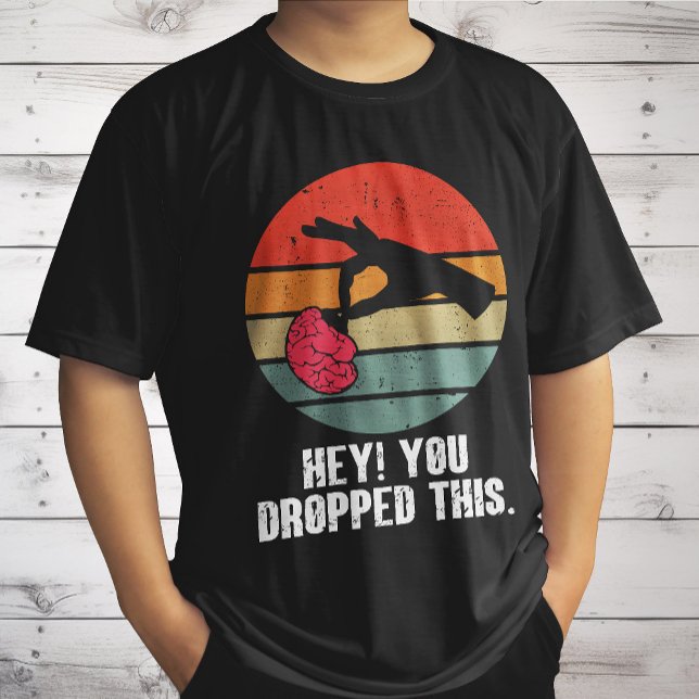 Du tappade bort den här hjärnan, nota-joke Retro T Shirt (Skapare uppladdad)