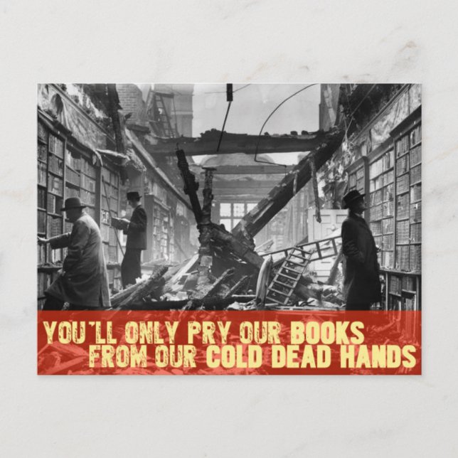 Du tar aldrig vår bokar vykort (Framsida)