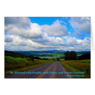 Du tar den höga strålen hälsningskort