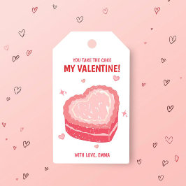 Du Tar Tårtan Valentine Presentkort Presentetikett