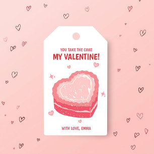 Du Tar Tårtan Valentine Presentkort Presentetikett