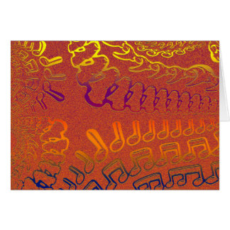 Du tillfogar meddelandet (tom insida) hälsningskort