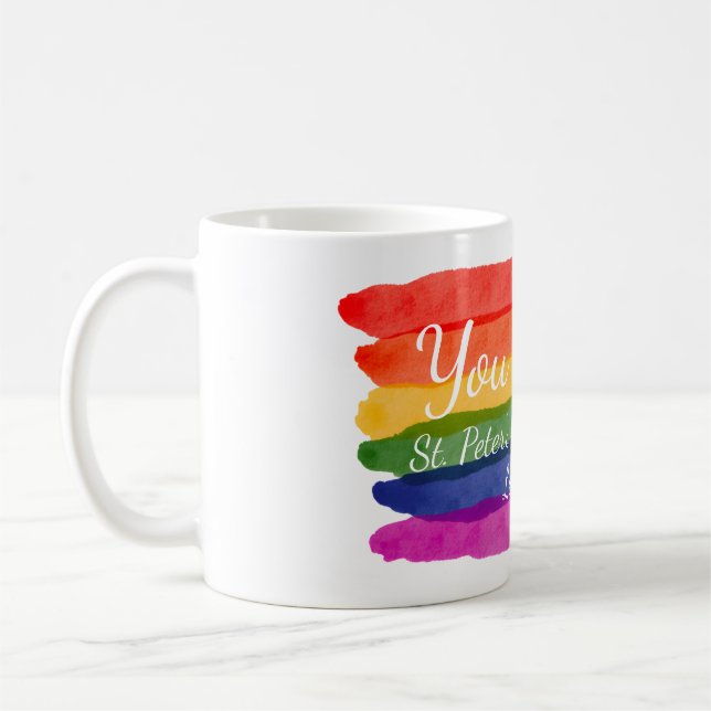 Du Tillhör Pride Mugg (Vänster)