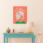 Du tillhör Wildblommor Blommigt Dam Art Canvastryck<br><div class="desc">Ett vackert kanvastryck för väggkonst som är lika unikt som du! Öka ditt space med vårt blomstrande kanvastryck av vilda blommor i dam. Den här konsten har ett fantastiskt dam med en vismisk blomfrisyr. Originalhandtryckta teckningar och design med hjälp av Moodthology Papery.</div>