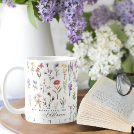 Du tillhör Wildblommor Kaffemugg