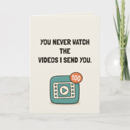 Du Tittar Aldrig På De Videor Jag Skickar Till Dig Kort