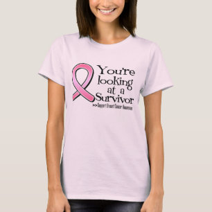 Du tittar en bröstcancer överlevande t-shirt