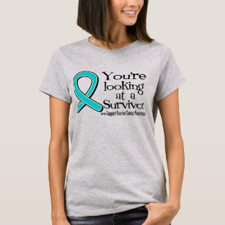 Du Tittar på en äggstockscancer Survivor Tee