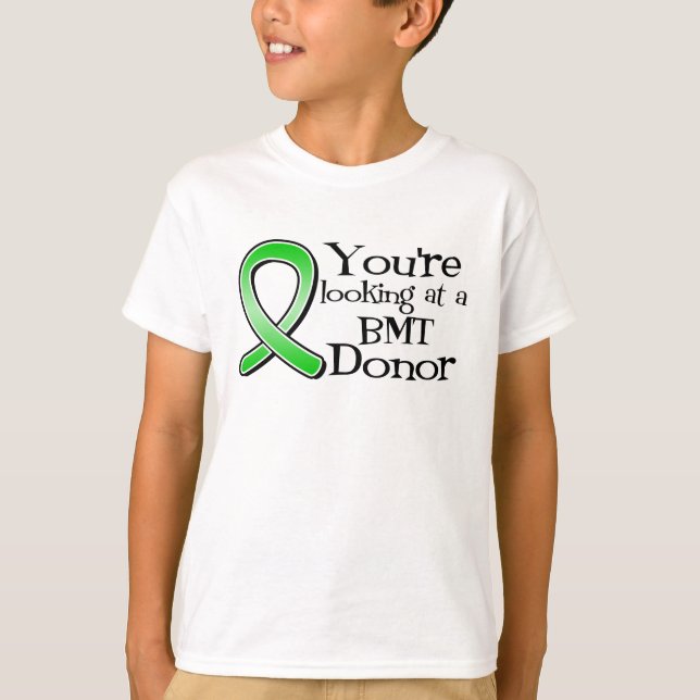 Du Tittar på en benmärgsdonator T-shirt (Framsida)