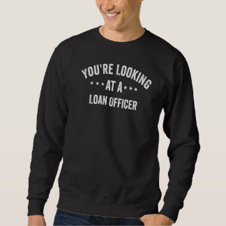 Du Tittar på en låneansvarig medarbetare Graduati Lång Ärmad Tröja