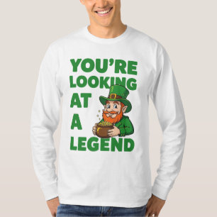 Du Tittar På En Legendarisk Tecknad Leprechaun T Shirt