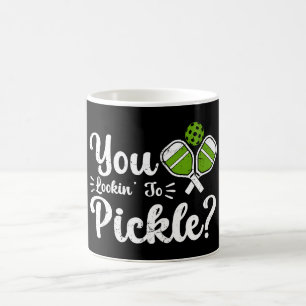 Du tittar på Pickle Pickleball Player Funny Kaffemugg