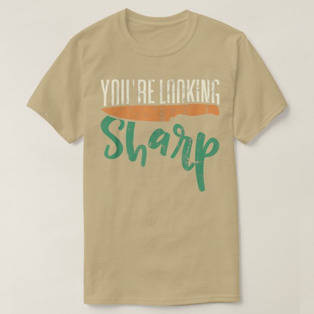 Du Tittar Vassa bakverk Gourmet Commis Chef Coo T Shirt (Design framsida)