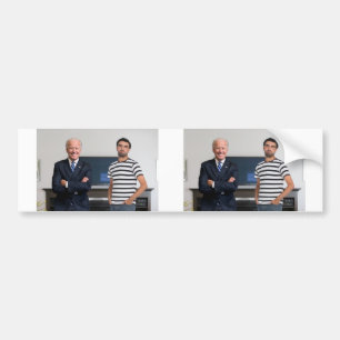 Du träffade president Joe Biden Lägg till foto Bildekal