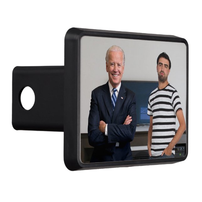 Du träffade president Joe Biden | Lägg till foto Dragkroksskydd (Höger)