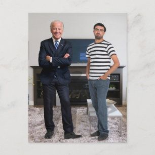 Du träffade president Joe Biden Lägg till foto Helg Vykort