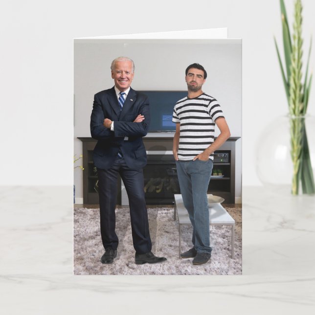 Du träffade president Joe Biden | Lägg till foto Kort (Framsida)