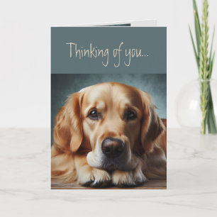 Du tror att Kärlek saknar dig Hund. Kort
