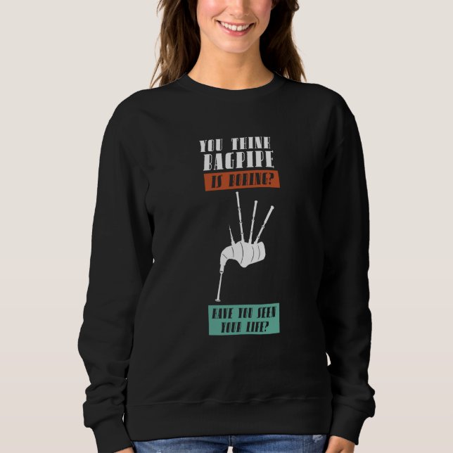 du tror att säckpipa är häller säckpipor t shirt (Framsida)