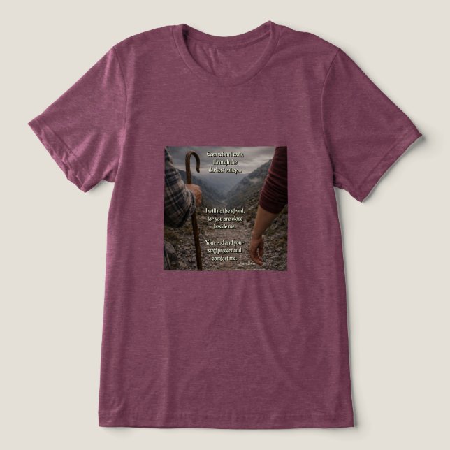 Du tröstar min själ t shirt (Design Framsida)