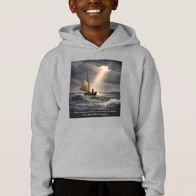 Du tröstar min själ t shirt (Framsida)