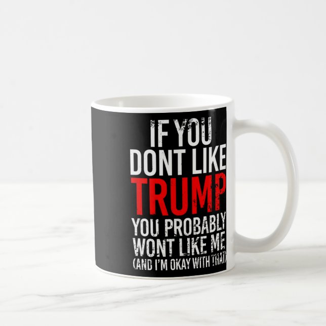 Du tycker inte om att trampa på mig. kaffemugg (Höger)