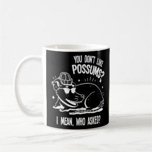 Du tycker inte om posumématta Possum-summor Kaffemugg