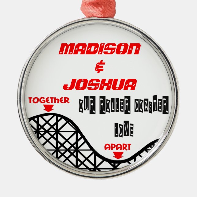 Du Underlägg inte när du roller Julgransprydnad Metall (Framsidan)