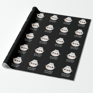 Du undrar i en miljon Dimsum Pun-Mörk BG Presentpapper