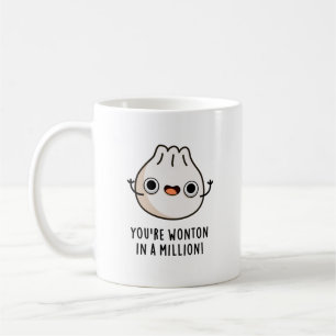 Du undrar om du är i en miljontals Dimsum Pun Kaffemugg