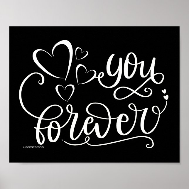 DU UTGÖR valentinesernas dagpresentidé Poster (Framsidan)