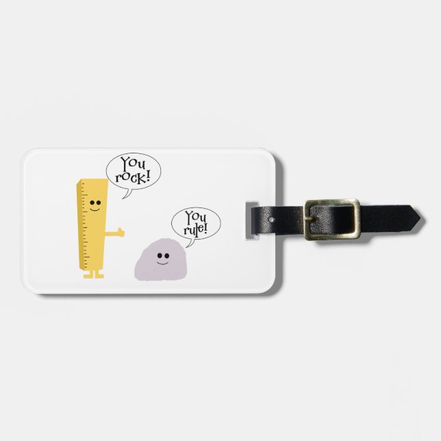 Du vaggar dig härskar bagagebricka (Horisontell Framsida)