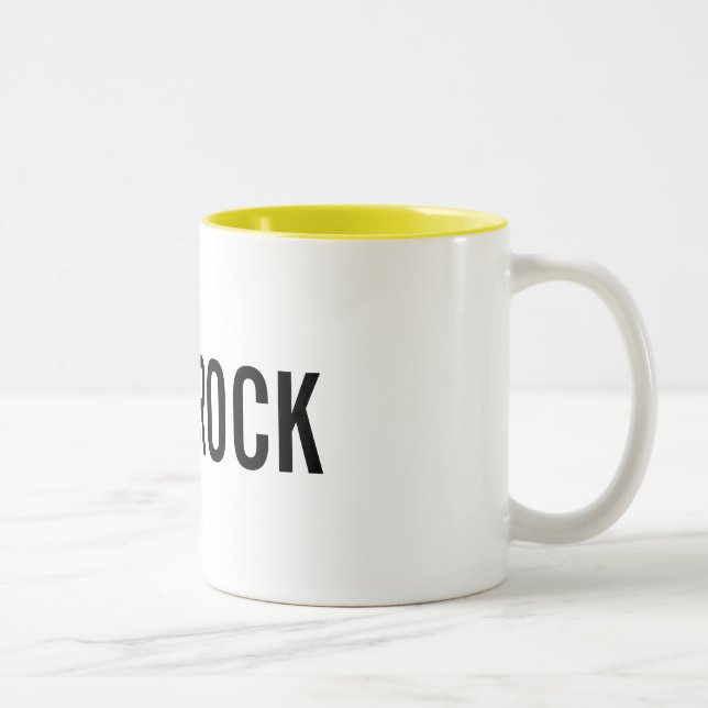 Du vaggar muggen Två-Tonad mugg (Höger)