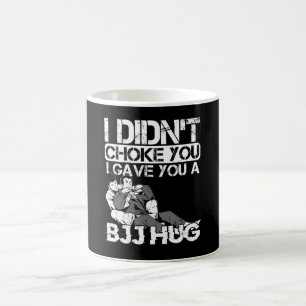 Du valde inte BJJ Hug Jiu Jitsu MMA Fight Kaffemugg