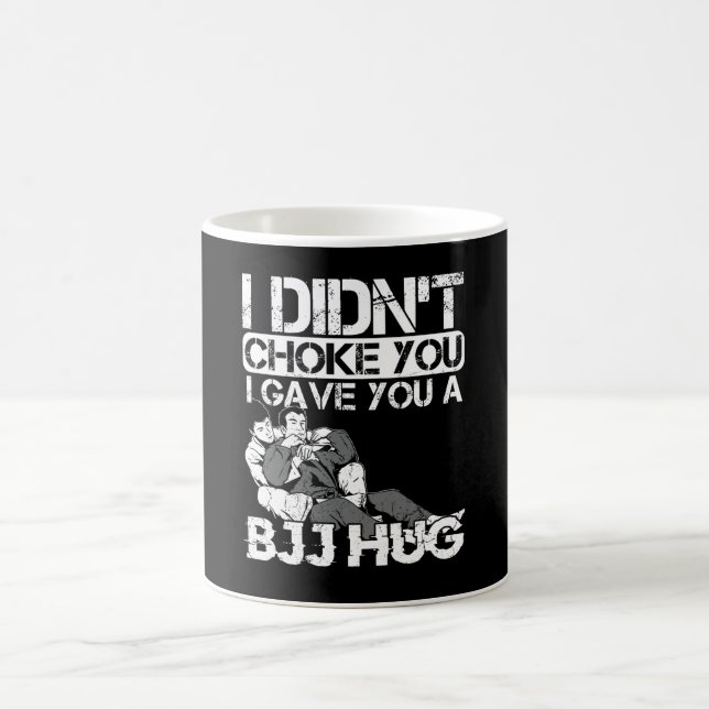Du valde inte BJJ Hug Jiu Jitsu MMA Fight Kaffemugg (Center)