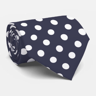 Du väljer bakgrundsfärg- och vitpolka dots slips