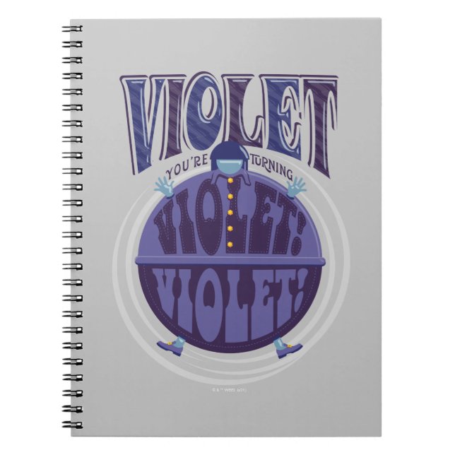 Du vänder Violet, Violet! Anteckningsbok (Framsidan)