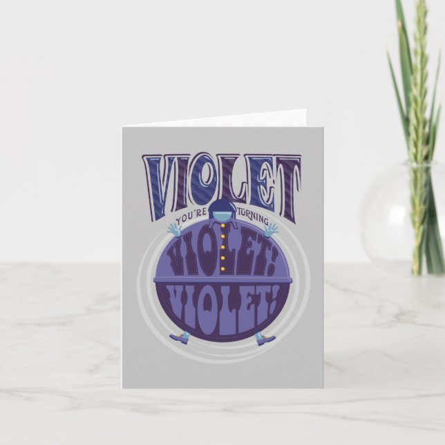 Du vänder Violet, Violet! Anteckningskort (Framsida)