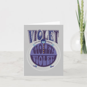 Du vänder Violet, Violet! Anteckningskort